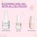 Saviland Blooming Gel - Clear 15ml Nail Polish for Marbles Effect | UV LED Soak Off with Art Brush | Manicure Kit for Salon & DIY - Buy Online on SooperMarket.com
