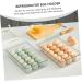 Mikinona Egg Storage Box Storage Drawers Fridge Crisper Fridge Egg Holder Bin Multifunction re-usable - Buy Online on SooperMarket.com