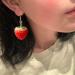 Delicate Resin Strawberry Earrings Simulation Fruit Earwears for Any Occasion - Buy Online on SooperMarket.com