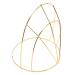 KESYOO Chinese Traditional Headdress Accessory Hair Headwear Hanfu Ancient Making Frame Crown 17x14cm Golden