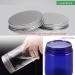 Buy Tianzd 12-Piece 20ml Transparent Plastic Cream Cans with Silver Lids & 6 Spatulas - Ideal Cosmetic Containers for International Shipping - Buy Online on SooperMarket.com
