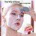 HieerBus Silicone Face Scrubber - Manual Exfoliating Brush for Sensitive Skin - Blackhead Removing, Pore Cleansing and Massaging Tool - Grey+White - Buy Online on SooperMarket.com