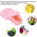 Moisturizing Gel Socks - 2 Pairs of Reusable Soft Socks with Essential Oil Treatment for Dry Skin Pink & Blue - Buy Online on SooperMarket.com