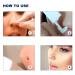 4-Pack Nose Piercing Kit | Disposable Self Piercing Gun with Built-in Studs | Safe & Convenient | Ideal for Family Use (White + Pink) - Buy Online on SooperMarket.com