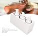 Spa Warmer for 3 Bottles - Adjustable 9 Temperature Massage Oil & Lotion Bottle Warmer with Timer - Buy Online on SooperMarket.com
