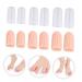 Healeved Silicone Toe Protector Caps - 6 Pairs | Thumb & Big Toe Sleeves for Bunion Relief | Gel Guards for Front Feet - Sebs Material - Buy Online on SooperMarket.com