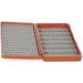 Fishpond Tacky Double Haul Silicone Slit Fly Box - Burnt Orange | Lightweight & Durable Fly Fishing Storage - Buy Online on SooperMarket.com