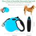 Etaccu Rollerin Retractable Dog Leash - 5m Reflective Non-Slip Handle One-Button Block For Medium & Large Dogs Up to 50kg (Blue) - International Shipping Available - Buy Online on SooperMarket.com