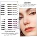 HAPINARY 6pcs Eyeliner Nasal Trimmers for Men Eye Line Strip Glitter Duct Tape Double Eyelid Tapes Plastic - Buy Online on SooperMarket.com