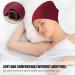 Silk Bonnet for Sleeping - 2PCS Silk Hair Wrap for Women/Men - Red & Black, Black & White - Buy Online on SooperMarket.com