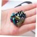 VILLCASE 2pcs Colorful Crystal Clusters Fish Tank Stones Mineral Specimen Natural Stones Cluster Rough Stone - Buy Online on SooperMarket.com