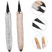 FOYTOKI 2Pcs rose gold plated Self-adhesive Eyeliners Waterproof Liquid Eyeliner 1 count (Pack of 1) Assorted Color - Buy Online on SooperMarket.com
