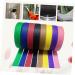 Healeved 6pcs Strong Sticky Wrinkle Paper Colored Tape Garage Door t Handle Container for Gardening Tools Butle Tape Round Grill Grate Adhesive Tape Spray Paint Color Separation Child - Buy Online on SooperMarket.com