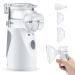 Nebulizer Machine for Kids and Adults - Portable Nebulizer Ultrasonic Mesh Nebulizer Effective Treatment of Breathing Problems Personal Steam Inhaler for Home Travel Use Grey