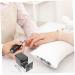 FRCOLOR Nail Polish Storage Nail Art Stand Nail Bit Usb Holder Tool Stand Nail Stuff Organizer Para Guardar Nail Grinding Bits Container Monitor Electric Nail Acrylic 12x8.5cm Black - Buy Online on SooperMarket.com