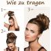 JJStar Large Black Hair Part with Rubber Band - Perfect for Updos Messy Buns & Ponytails | Hair Extensions for Women & Girls - Buy Online on SooperMarket.com