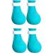 Shop Tita-Dong Cat Shoes: 4-Piece Silicone Anti-Scratch Boots & Nail Gloves for Cats - Blue Paw Protection & Claw Covers - Buy Online on SooperMarket.com