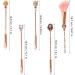 Metal Handle Demon Slayer Anime Makeup Brush Set - 5pcs Pink Gift for Girls & Women - Buy Online on SooperMarket.com