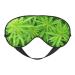 Green Leaf1 Soft Sleep Eye Mask Female Breathable Eye Patch Perfect for Travel and Relaxation