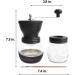 Coffee Bean Grinder - Japanese Style Hand Coffee Grinder Set - by Mixpresso Coffee - Buy Online on SooperMarket.com