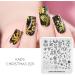 Alexnailart Nail Stamping Plate Christmas Halloween (CHRISTMAS 019) - Manicure Templates for Festive Nail Art - Buy Online on SooperMarket.com