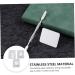 VILLCASE 3 Sets Ring Palette - Nail Art Display & Mixing Kit | Mini Stainless Steel Nail Accessories 7.6x5.1cm - Buy Online on SooperMarket.com
