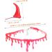 ABOOFAN 2 Sets Hairpin Blood Necklace Childrens Demon Costume Ox Horn Hair Clip Devil Horns Hair Clip Devil Costume Accessory Hair Clips Ornament Kits Halloween Hair Supplies Plastic - Buy Online on SooperMarket.com