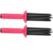 Hair Curling Roll Comb 2pcs Hair Curler Hair Curling Roll Comb Anti Slip Curling Wand Hairstyling ToolsHair Straightening Irons Curling for Hair Salon Home - Buy Online on SooperMarket.com