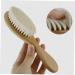 Healeved 4 Pcs Baby Hair Brush Comb Scalp Scrubber Spa Kit - Natural Soft Brushes for Baby Shampoo & Detangling - Children's Bathing Supply and Baby Care Set - Buy Online on SooperMarket.com