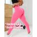 KIWI RATA Women's High Waist Scrunch Butt Yoga Pants - Rose, XL | Tummy Control Sport Leggings - Buy Online on SooperMarket.com