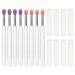 40 Pcs Silicone Lip Brush Set - Lip Mask & Eyeshadow Applicator - Assorted Colors for Perfect Makeup - Buy Online on SooperMarket.com