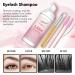 Lash Shampoo Kit for Eyelash Extensions | 2 fl.oz Eyelash Cleaner Foam | Salon & Home Use | Peach - International Shipping Available - Buy Online on SooperMarket.com