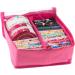 Missouri Star Pink Small Storage Bag for Precut Fabrics | Sewing Box Organizer | Canvas Carrying Case with Dividers for Quilting Projects - Buy Online on SooperMarket.com