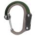 Gear AID HEROCLIP Carabiner Clip and Hook (Medium) for Camping, Backpack, and Garage Forest Green Medium