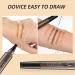 Glowly Secret Eyebrow Pen Glowly Secret Waterproof Natural Eyebrow Pen Glowly Secret 4 Tipped Precise Brow Pen 3D Microblading 4-Tip Eyebrow Pen Eyebrow Contouring Pen (01#+03#) - Buy Online on SooperMarket.com