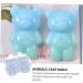FELTECHELECTR 2pcs Doll Cartoon Ornaments Adorable Rabbit Molds Pendants Dessert Earring Shape Coaster Crystal - Buy Online on SooperMarket.com