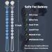 Silicone Pacifier Clips Set for Baby Boys and Girls - Ocean View/Silver Gray (2 Pack) - Buy Online on SooperMarket.com