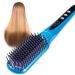 Enhanced Negative Ion Hair Straightener Brush with Double Ionic Generator,MCH Heated Hair Brush with 16 Temp for Various Hair Types,30s Fast Heat-up Ceramic Straightening Comb with Anti-Scald