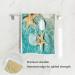 Wamika Beach Summer Hand Towels - Seashells Starfish Design for Bath & Kitchen Decor - Soft Thin Guest Towel - 16 X 30 in - Buy Online on SooperMarket.com