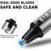 4 in 1 Nose Hair Trimmer for Men - Waterproof Ear & Eyebrow Clipper Travel-Friendly Battery-Powered Grooming Tool - Buy Online on SooperMarket.com