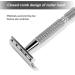 Classic Stainless Steel Double Edge Safety Razor - Essential Portable Razor for Men | International Shipping Available - Buy Online on SooperMarket.com