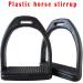 LYXMY Horse Stirrups 1 Pair Lightweight Wide Track Horse Riding Stirrup with Non-slip Rubber Pad Equestrian Supplies for CHIldren or Adults - Buy Online on SooperMarket.com