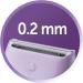 Remington Smooth and Silky BKT4000 Bikini Trimmer with Comfort Combs - White/Purple - Buy Online on SooperMarket.com