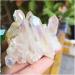 70grams Natural White Cluster Electroplating Titanium Coating Quartz Cluster StoneCrafts HOMEZHOU - Buy Online on SooperMarket.com