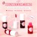 2 Colors Lip Tint Stain for Cheek & Lip | Long Lasting Glossy Korean Mini Liquid Lipstick - #01 APPLE & #03 WATERMELON - Buy Online on SooperMarket.com
