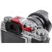 Fujifilm XT-1 XT-2 XT-3 XT-4 Metal Hot Shoe Thumb Grip - Red | Stable Thumb Rest for Slow Shutter Speeds | Foto&Tech - Buy Online on SooperMarket.com