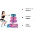 Islero Fitness EVO Resistance Band - Non Slip Premium Fabric Design - Purple, Ideal for Leg, Booty, Glutes, Hips, Yoga - Single Band for Home Exercise - Buy Online on SooperMarket.com