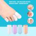 HEIMEABI Gel Toe Protector - Silicone Toe Caps for Corns, Blisters & Ingrown Toenails - Pain Relief & Foot Soak - Purple Medium - Buy Online on SooperMarket.com
