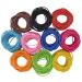 Coobbar 100pcs Women Elastic Hair Ties Band Ropes Ponytail Holder - Dark Blue - Buy Online on SooperMarket.com