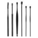 Portable Earwax Removal Tool Set - U Shape & Spiral Ear Cleaner in Black - Buy Online on SooperMarket.com